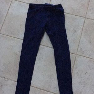 Navy blue leggings from cat and Jack size 10/12